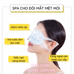 Combo 10 Miếng Mặt Nạ Mắt Nóng Meibu Xông Hơi Mắt Chườm Nóng Giúp Giảm Mỏi Mắt