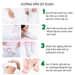 Mặt Nạ Dưỡng Ẩm Tay Chân Tinh Chất Quả Bơ Bioaqua