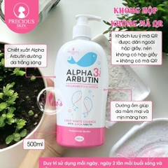 Sữa Dưỡng Thể Trắng Da Alpha Arbutin Collagen Lotion Precious Skin Thái Lan 500ml