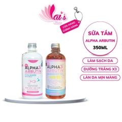 Sữa Tắm Trắng Da Alpha Arbutin 3+ Plus Collagen Bath Cream 350ml Thái Lan