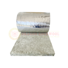 BÔNG KHOÁNG ROCKWOOL DẠNG CUỘN DÁN BẠC