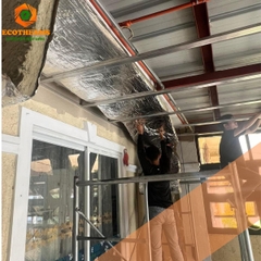 BÔNG KHOÁNG ROCKWOOL DẠNG CUỘN DÁN BẠC