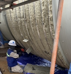 BÔNG KHOÁNG ROCKWOOL DẠNG CUỘN LƯỚI
