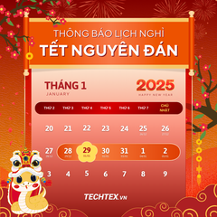 THÔNG BÁO LỊCH NGHỈ TẾT NGUYÊN ĐÁN 2025
