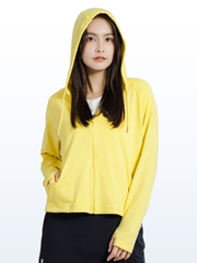Áo khoác chống nắng nữ UV100 AA24086 chất cotton lụa thoáng mát