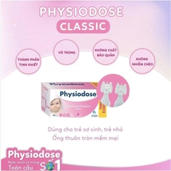 (MUA 2 TẶNG 5 ỐNG NƯỚC MUỐI) Nước muối Physiodose nội địa  cho bé (40 ống x 5ml)