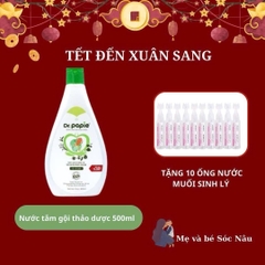 Nước tắm gội thảo dược Dr.Papie chai lớn 500ml