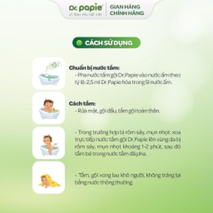 Nước tắm gội thảo dược Dr.Papie chai lớn 500ml