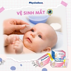(MUA 2 TẶNG 5 ỐNG NƯỚC MUỐI) Nước muối Physiodose nội địa  cho bé (40 ống x 5ml)