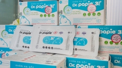 Khăn hạ sốt Dr.Papie 3+ (25 khăn/hộp)