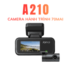 Camera hành trình 70mai A210 giá rẻ, ghi trước sau 1080P
