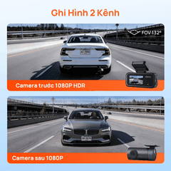 Camera hành trình 70mai A210 giá rẻ, ghi trước sau 1080P