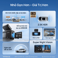 Camera hành trình 70mai A410 Neo - Siêu tụ điện, ghi hình 2,5K HDR