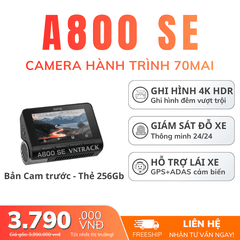 70MAI A800SE - CAMERA HÀNH TRÌNH 4K SIÊU SẮC NÉT