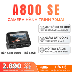 70MAI A800SE - CAMERA HÀNH TRÌNH 4K SIÊU SẮC NÉT