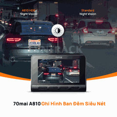 Camera hành trình 70mai A810 4K HDR | Ghi hình cao cấp ngày, đêm