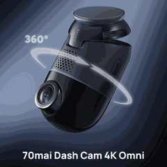 Camera hành trình 70mai Omni X800 4K | Xoay 360°, Ghi hình 4K 60FPS