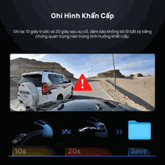 Camera hành trình 70mai Omni X800 4K | Xoay 360°, Ghi hình 4K 60FPS