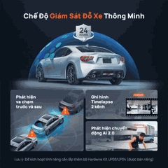 Camera hành trình 70mai Omni X800 4K | Xoay 360°, Ghi hình 4K 60FPS