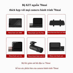 Bộ Kit Nguồn 70mai Micro-B Cho Camera Hành Trình