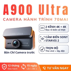 Camera hành trình 70mai A900 Ultra bản chỉ camera trước ghi 4K