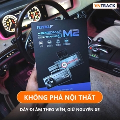 Lắp camera hành trình Vietmap SpeedMap M2 trong khoang lái xe Mercedes S500