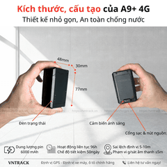 Định Vị Không Dây A9+ 4G | Pin 15 Ngày, Chính Xác Giá Rẻ, Best Seller