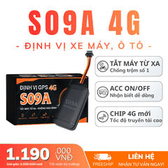 S09A - Thiết Bị Định Vị Chống Trộm Xe Máy, Quản Lý Ô Tô Tốt Nhất 2026