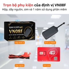 Định Vị Xe Máy, Ô Tô VN08F 4G - Giá Rẻ, Siêu Nhỏ, Dễ Dàng Lắp Đặt