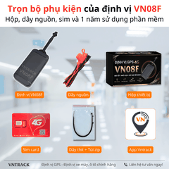 Định Vị Xe Máy, Ô Tô VN08F 4G | Giá Rẻ, Nhỏ Gọn, Dễ Dàng Lắp Đặt