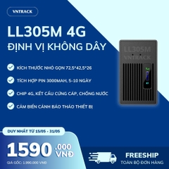 Định Vị Không Dây LL305M 4G | Pin 3000mAh dùng 5-10 ngày, Siêu nhỏ gọn, Chip 4G