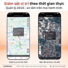 Định Vị Không Dây VN1001 4G | Pin 10000mAh, Từ 25-30 ngày, Chống nước IP65