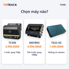Thiết bị giám sát hành trình tích hợp đầu ghi camera TC500 (C43)
