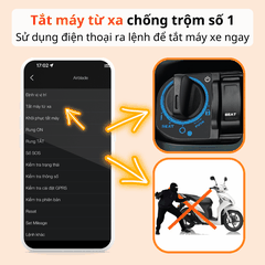 Định Vị Xe Máy, Ô Tô VN22F 4G - Nghe Âm Thanh Xung Quanh, Tắt Máy Từ Xa, Cao cấp Nhất