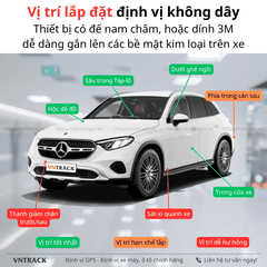 Định Vị Không Dây VN301 4G | Pin 3000, dùng 4-7 ngày, Siêu nhỏ gọn