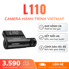 Vietmap L110 - Ghi Hình 2K, Cảnh Báo Giao Thông, Xem Online 4G