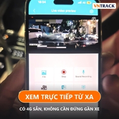 Xem trực tiếp camera trước và sau của Vietmap SpeedMap M2 trên điện thoại qua 4G
