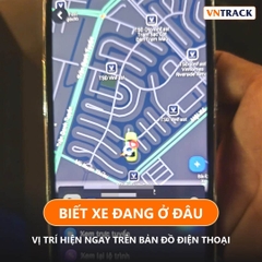 Xem vị trí xe trên bản đồ trong ứng dụng Vietmap của camera SpeedMap M2