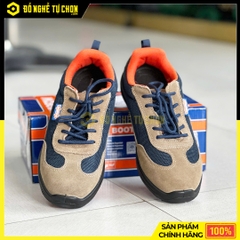 Giày bảo hộ da lộn mũi đế thép size 40 - Hiệu Wadfow - Model: WSB5540