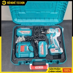 Máy Siết Bulong Không Chổi Than Dùng Pin 42V Total TIWLI42602 (Kèm 02 Pin + 01 Sạc)