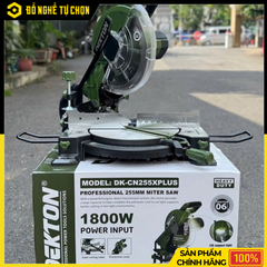 Máy cắt kim loại đặt cố định (loại cắt đứt), hiệu DEKTON, model DK-CN255XPLUS, màu olive