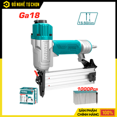 Súng Bắn Đinh Hơi Total TAT83501 – Đinh Thẳng Ga18, Bắn Đinh 15–50mm, Áp Suất 4–7 Bar – Hàng Chính Hãng Có VAT