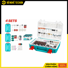 Bộ Combo Linh Kiện Máy Mài Khuôn Total TOS23035 – Gồm 420, 8, 12 & 20 Chi Tiết – Hàng Chính Hãng Có VAT
