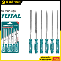 Bộ 6 giũa sắt (140mm) hiệu Total THT91462