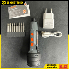 Máy Vặn Vít Mini DEKTON DK-CV0402 – Pin Sạc 4V – 8 Mũi Vít Đa Năng – Tích Hợp LED – Dễ Dùng – Hàng Chính Hãng Có VAT