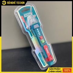 Đầu Dò Điện Áp AC TOTAL THT100091 – Cảm Biến Tự Động – Đèn Báo Âm Thanh & Ánh Sáng – Kèm Pin – Hàng Chính Hãng Có VAT