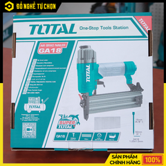 Súng Bắn Đinh Hơi Total TAT83501 – Đinh Thẳng Ga18, Bắn Đinh 15–50mm, Áp Suất 4–7 Bar – Hàng Chính Hãng Có VAT