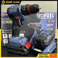 Máy Khoan Pin 21V Yamasu YMS-M10 (2 Pin) – Khoan Vặn Mạnh Mẽ, Đa Năng | Hàng Chính Hãng, Có VAT