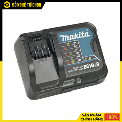 Sạc Pin Nhanh Makita DC10SB 12V (197363-4) – Sạc Ổn Định, Tản Nhiệt Hiệu Quả, Tăng Tuổi Thọ Pin | Hàng Chính Hãng, Có VAT