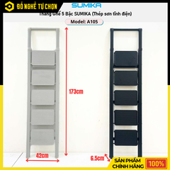 Thang Ghế 5 Bậc Sumika A105 – Chắc Chắn, An Toàn, Thoải Mái Khi Làm Việc Trên Cao - Hàng Chính Hãng, Có VAT